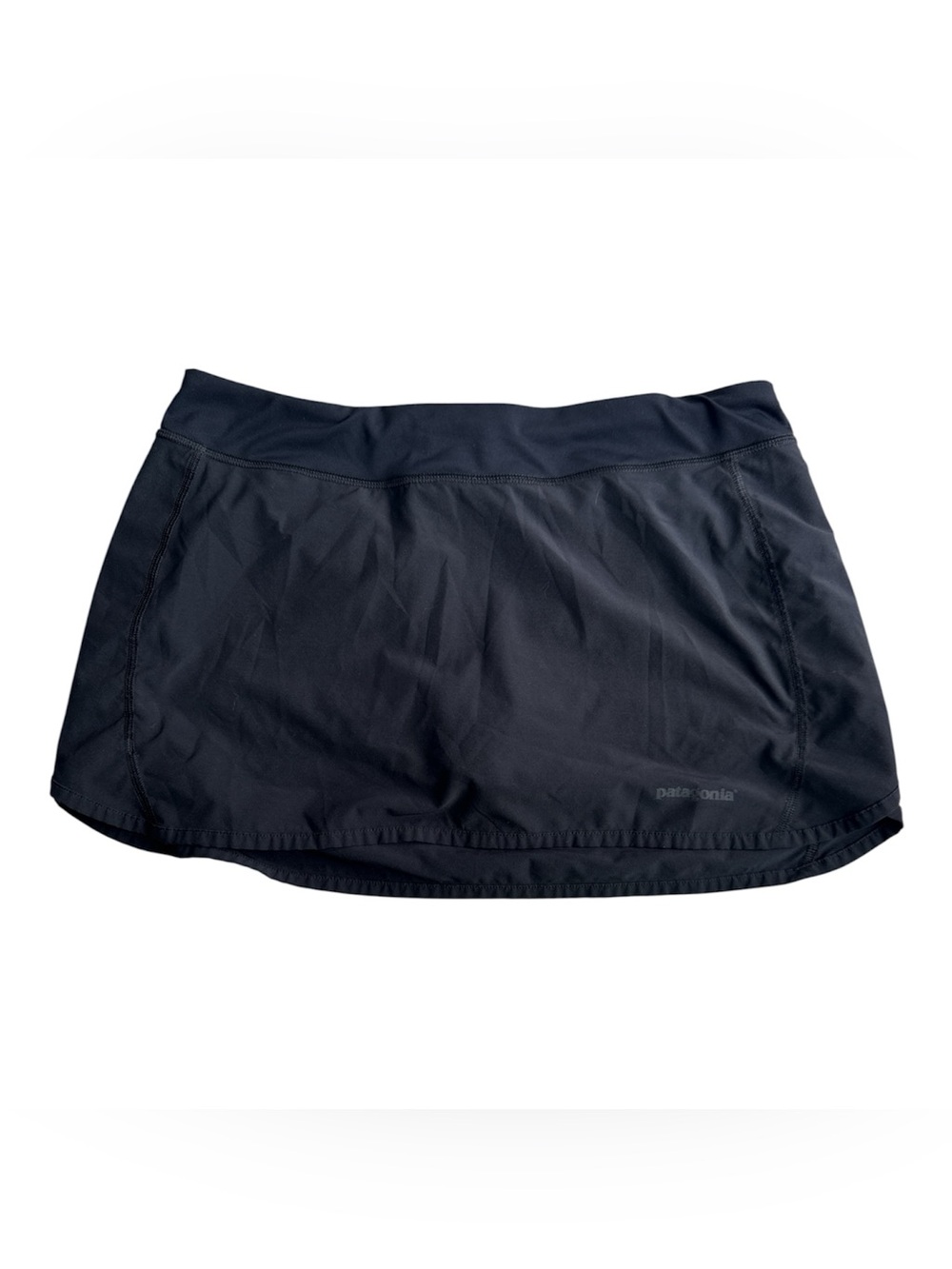 Patagonia Fleetwith Skort Women’s Size M Black Active Running Skirt Stretchy